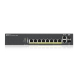 ZyXEL GS-2220-10HP, 10 ports switch Layer2+, 8x Gigabit PoE + 2x Gigabit combo (RJ45/SFP), managed