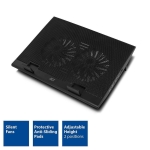 ACT, up to 17", 2 Fans, USB hub, Black