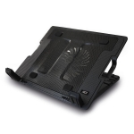 ACT, up to 17", One Fan, 2 USB hubs, Black