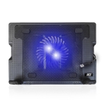 ACT, up to 17", One Fan, 2 USB hubs, Black