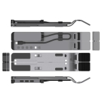 j5create JTS223, 4 ports USB-C hub, Aliminium