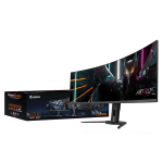 GIGABYTE AORUS CO49DQ - 49 inch 5120x1440 QD-OLED, Curved 1800R, 144Hz, 0.3ms