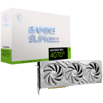 Видео карта MSI RTX 4070 Ti GAMING SLIM WHITE 12G, 12GB GDDR6X