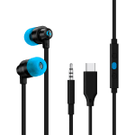 LOGITECH G333 Wired Gaming Earphones - Black