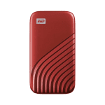 Външен хард диск Western Digital My Passport 500GB, USB 3.2, SSD, Red