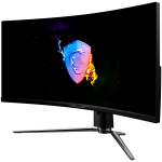 MSI MPG ARTYMIS 343CQR Curved Gaming Monitor, 34 inch 165Hz, UWQHD (3440x1440) 21:9, VA Anti-glare, 1ms, 400nits, 3000:1, 178°/178°, HDR, 1000R Curve, Freesync, 1x DP, 2x HDMI, 1x Type-C, 2x