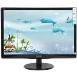 Monitor LED Philips 193V5LSB2/10, V-line, 19 inch 1366x768@60Hz, 16:9, TN, 5ms, 200nits, Black, 3 Years, VESA100x100/VGA/