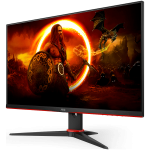 Монитор AOC 24G2SAE/BK - 24 inch Gaming VA 1920x1080 at 165Hz, 1ms, 3000:1, 3-sided frameless, Speakers, VGA, 2xHDMI, DP, Tilt, 3y