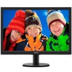 Monitor LED PHILIPS 233V5LHAB/00 (23 inch / 58.4cm, 1920x1080 @ 60Hz, LED Backlight, 1.000:1, 10.000.000:1 (SCR), 170/160, 5ms, VGA, HDMI, Speakers 2.0W x 2, 24 months) Black