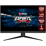 MSI Optix G243 Gaming Monitor, 24 inch 165Hz, FHD (1920x1080) 16:9, VA Anti-glare, 1ms, 350nits, 3000:1, 178°/178°, Freesync Premium, Adjustable Stand, 1x DP, 2x HDMI, 3Y Warranty