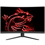 MSI Optix G27CQ4 Curved Gaming Monitor, 27 inch 165Hz, WQHD (2560x1440) 16:9, VA Anti-glare, 1ms, 250nits, 3000:1, 178°/178°, 1500R Curve, Freesync, Adjustable Stand, 1x DP, 2x HDMI, 3Y