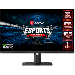 MSI Optix MAG321QR Gaming Monitor, 32 inch 165Hz, WQHD (2560x1440), IPS Anti-glare, 1ms, 350nit, 1200:1, 178°/178°, HDR, G-sync Compatible, Mystic Light, 1x DP, 2x HDMI, 1x Type-C, 2x USB