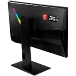 MSI Optix MAG251RX Gaming Monitor, 25 inch 240Hz, FHD (1920x1080) 16:9, Rapid IPS Anti-glare, 1ms GTG, 400nits, 1000:1, 178°/178°, HDR, G-sync Compatible, Adjustable Stand, Mystic Light, 1x DP,