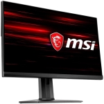 MSI Optix MAG251RX Gaming Monitor, 25 inch 240Hz, FHD (1920x1080) 16:9, Rapid IPS Anti-glare, 1ms GTG, 400nits, 1000:1, 178°/178°, HDR, G-sync Compatible, Adjustable Stand, Mystic Light, 1x DP,