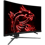 MSI MPG ARTYMIS 323CQR 32 inch Curved Gaming Monitor 165Hz, WQHD (2560x1440) 16:9, VA Anti-Glare, 1ms, 400nits, 2500:1, 178°/178°, 1000R Curve, 16:9, FreeSync Premium, 2xHDMI 2.0, 1xDP,