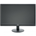Монитор AOC E2070SWN - 20 inch TN, 16:9, 1600x900, 60Hz, 5 ms, 600:1, 20M:1, 90/50, 200 cd/m2, VGA, Tilt: -3/+10, VESA) Black