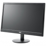 Монитор AOC E2070SWN - 20 inch TN, 16:9, 1600x900, 60Hz, 5 ms, 600:1, 20M:1, 90/50, 200 cd/m2, VGA, Tilt: -3/+10, VESA) Black