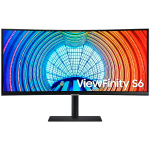 Монитор Samsung LS34C650TAUXEN HRM S65TC, 34 inch UWQHD Curved 1000R 21:9 (3440x1440) VA 100Hz, 350 cd/㎡, 3000:1, HDR10, 5ms, 178/178, FS, 1xDP 1xHDMI, 3xUSB 3.0  2xThunderbolt, Speakers 3.5