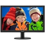 Monitor LED Philips 240V5QDAB/00, V-line, 24 inch 1920x1080@60Hz, 16:9, IPS, 5ms, 250nits, Black, 3 Years, VESA100x100/VGA/DVI/HDMI/