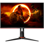 Монитор AOC 24G2U5/BK - 23.8 inch IPS, 16:9, 1920x1080, 75Hz, 1ms MTR, 1000:1, 100M:1, 178/178, 250 cd/m2, 3H, FreeSync, Borderless, Pivot, Swivel, Tilt, Height ajust., HDCP, DP, HDMI, VGA,