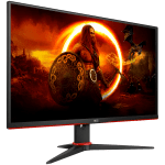 AOC Monitor LED 27G2SAE/BK 27 inch VA 1920x1080 at 165HZ 3000:1, 1ms, Freesync Premium, VGA, HDMI, DP, 3y