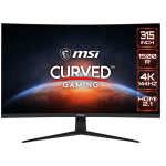 MSI G321CU Curved Gaming Monitor, 32 inch 144Hz, 4K UHD (3840x2160) 16:9, IPS Anti-glare, 1500R curve, 1ms, 300nits, 3000:1, 178°/178°, Adaptive Sync, Adjustable Stand, 1x DP, 2x HDMI,