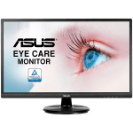Монитор 24 inch ASUS VA249HE Black VA, 16:9, 1920x1080, 60Hz, 5ms, 250 cd/m, 3000:1, D-Sub, HDMI, vesa (90LM02W1-B02370)