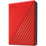 Външен хард диск WD My Passport (4TB, USB 3.2) Red