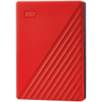 Външен хард диск WD My Passport (4TB, USB 3.2) Red