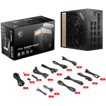Захранване MSI MEG Ai1300P PCIE5, 1300W, 80 Plus Platinum