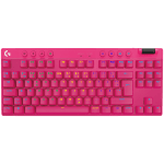 LOGITECH G PRO X TKL LIGHTSPEED Mechanical Gaming Keyboard - MAGENTA - US INT'l - TACTILE