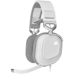 Corsair HS80 RGB USB Headset, White - EU, EAN:0840006644521