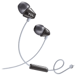 TCL In-ear Wired Headset ,Frequency of response: 10-22K, Sensitivity: 105 dB, Driver Size: 8.6mm, Impedence: 16 Ohm, Acoustic system: closed, Max power input: 20mW, Connectivity type: 3.5mm