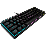 CORSAIR K65 RGB MINI 60% Mechanical Gaming Keyboard, Backlit RGB LED, CHERRY MX Red, Black PBT