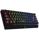 Razer BlackWidow V3 Mini HyperSpeed - Wireless Mechanical Gaming Keyboard (Green Switch) Phantom Edition - 65%, 80 million keystroke lifespan, 1000 Hz Ultrapolling, Aluminum construction