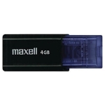 USB drive MAXELL FLIX 4GB, USB 2.0, Black