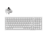 Keychron K4 Pro White Hot-Swappable Full-Size K Pro Brown Switch White LED