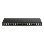 D-Link DGS-1016S/E, 16 ports switch 10/100/1000, Desktop
