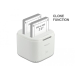 Delock USB-C, For 2 x 2.5″ SATA HDD / SSD, Cloning