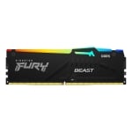 Памет Kingston FURY Beast Black RGB 32GB (2x16GB) DDR5 6000MHz CL30 - AMD Expo