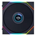 Lian Li UNI FAN TL Reverse LCD 140mm - Black