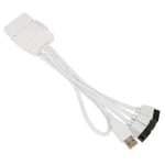 USB hub Lian Li PW-U2TPAB USB 2.0 1-to-3 Hub - White