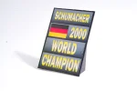Michael Schumacher formula 1 World Champion 2000 Pit board 1:18 (Cartrix)