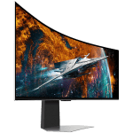 Monitor LED Samsung LS49CG950SUXDU Odyssey G95SC, 49 inch DQHD Curved 1800R 32:9 (5120x1440) QD-OLED 240Hz, 250 cd/m2, 1000000:1, 1xDP, 1xHDMI, 1xUSB Type-C, Speakers 2x5W, 3x USB, Tilt, Height