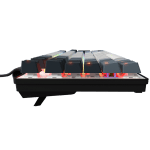 LORGAR Azar 514, Wired mechanical gaming keyboard, RGB backlight, 1680000 colour variations, 18 modes, keys number: 104, 50M clicks, linear dream switches, spring cable up to 3.4m, ABS
