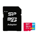 Silicon Power Superior Gaming 64GB, microSDHC/SDXC, Class 10, A1, V30, UHS-I U3, SD Adapter