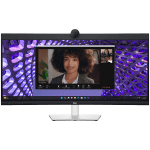 Монитор LED Dell P3424WEB Curved Video Conferencing 34 inch 3440x1440 60Hz WQHD, IPS Antiglare, 21:9, 1000:1, 300 cd/m2, 8ms/5ms, 178/178, DP, HDMI, 2xUSB-C (DP/PD), USB-B, 2xUSB 3.2, RJ-45, 2x5W