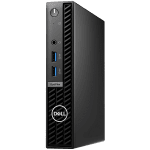 Dell OptiPlex 7010 Micro, Intel Core i3-13100T (4+0 Cores, 12MB, 8T, 2.5GHz to 4.2GHz, 35W), 8GB (1x8GB) DDR4, 256GB SSD, Integrated Graphics, DVD+/-RW, Mouse + BG KBD, Ubuntu, 3Y ProSupport