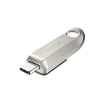 USB drive SanDisk Ultra Luxe, 128GB, USB 3.2 Gen 1, USB-C, Silver