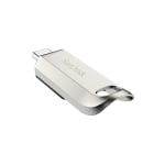 USB drive SanDisk Ultra Luxe, 256GB, USB 3.2 Gen 1, USB-C, Silver